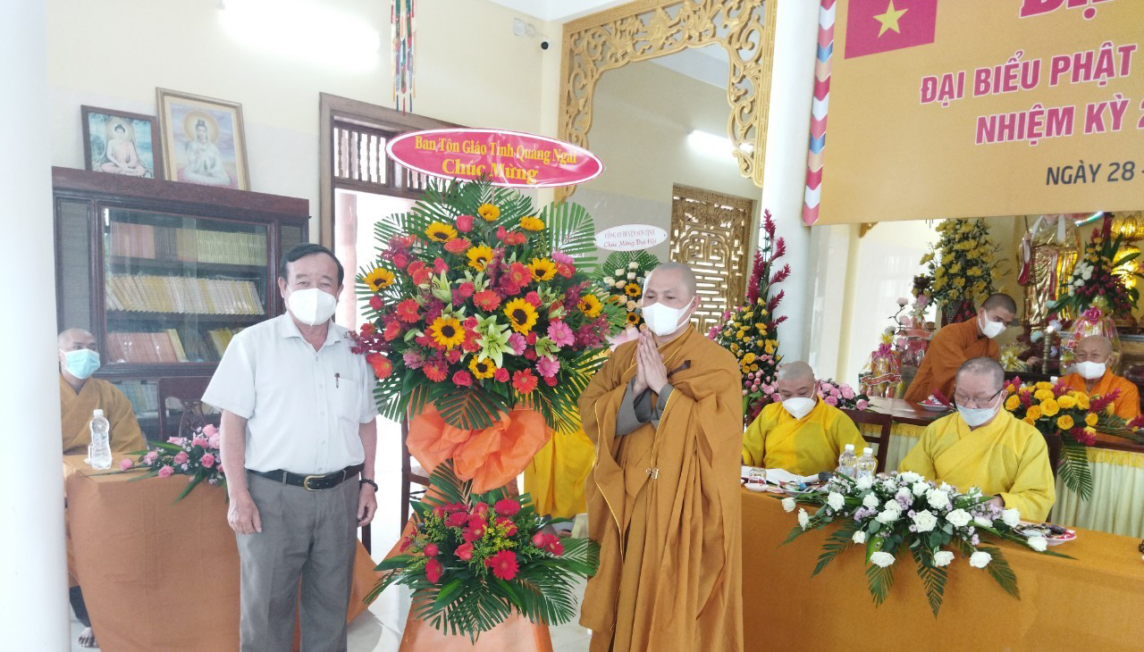 Đại hội đại biểu Giáo hội Phật giáo Việt Nam huyện Sơn Tịnh lần thứ VI, nhiệm kỳ 2021-2026
