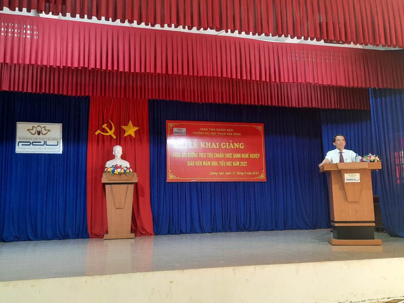 Quảng Ngãi khai giảng các Lớp bồi dưỡng chức danh nghề nghiệp cho giáo viên Mầm non, Tiểu học năm 2022