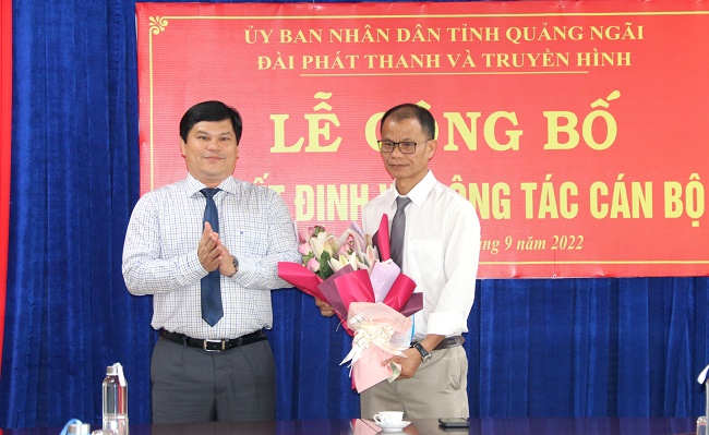Ông Nguyễn Anh Tuấn giữ chức Phó Giám đốc Đài Phát thanh và Truyền hình tỉnh Quảng Ngãi