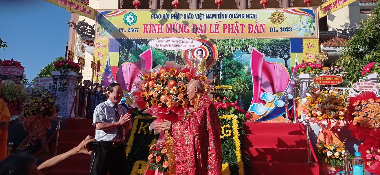 Ban Trị sự Giáo hội Phật giáo Việt Nam (GHPGVN) tỉnh Quảng Ngãi tổ chức Đại lễ Phật đản Phật lịch 2567 - Dương lịch 2023