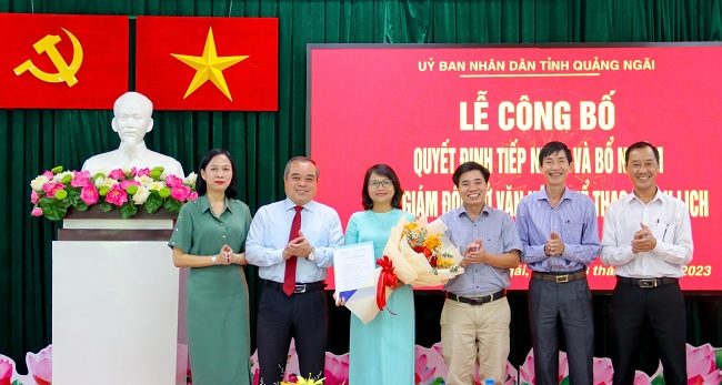 Đồng chí Huỳnh Thị Sương giữ chức Phó Giám đốc Sở Văn hoá, Thể thao và Du lịch