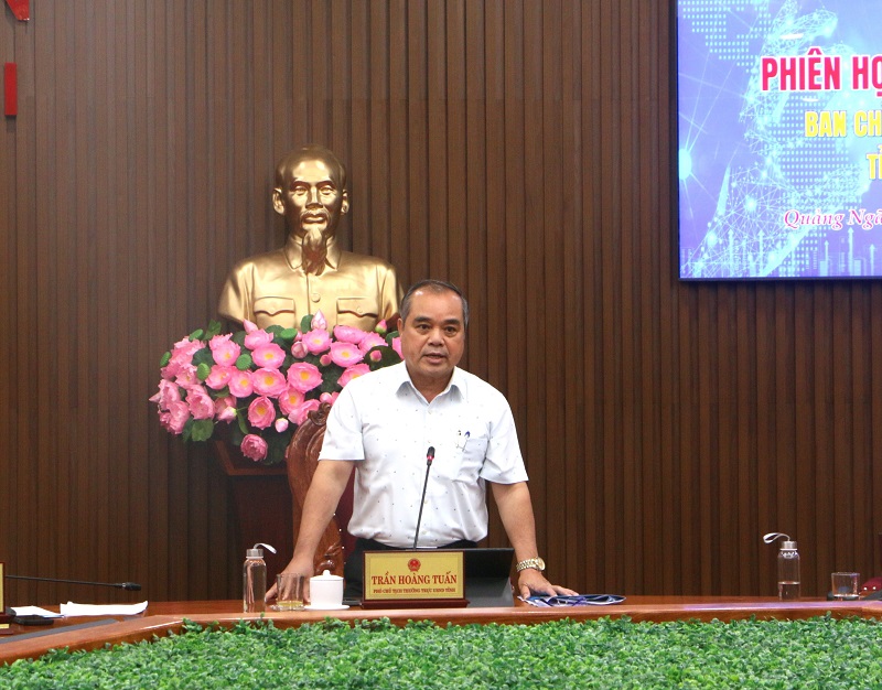 Ban chỉ đạo Chuyển đổi số tỉnh Quảng Ngãi họp phiên thứ nhất năm 2024