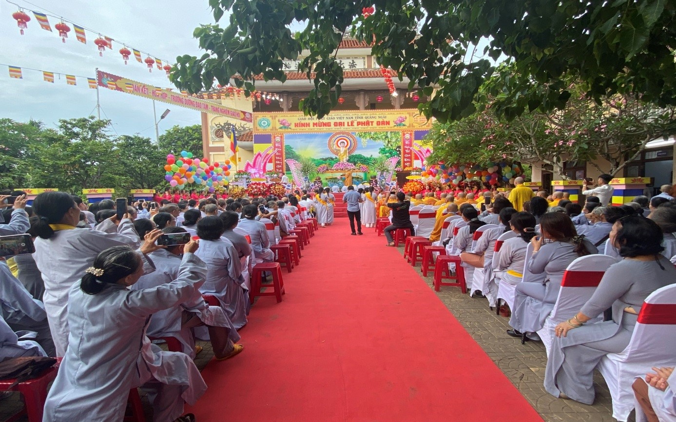 Ban Trị sự Giáo hội Phật giáo Việt Nam tỉnh Quảng Ngãi long trọng tổ chức Đại lễ Phật đản Phật lịch 2568 - Dương lịch 2024