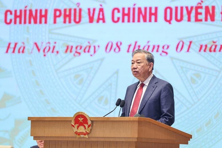 Tổng Bí thư Tô Lâm: Giai đoạn tới đòi hỏi đổi mới căn bản tư duy phát triển, phương thức quản trị và phân bổ nguồn lực- Ảnh 3.