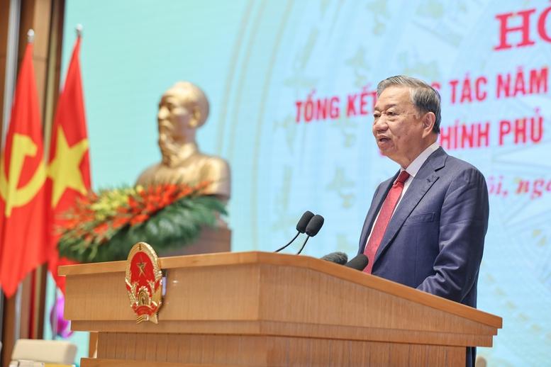 Tổng Bí thư Tô Lâm: Giai đoạn tới đòi hỏi đổi mới căn bản tư duy phát triển, phương thức quản trị và phân bổ nguồn lực- Ảnh 1.