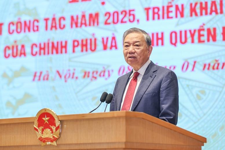 Tổng Bí thư Tô Lâm: Giai đoạn tới đòi hỏi đổi mới căn bản tư duy phát triển, phương thức quản trị và phân bổ nguồn lực- Ảnh 4.